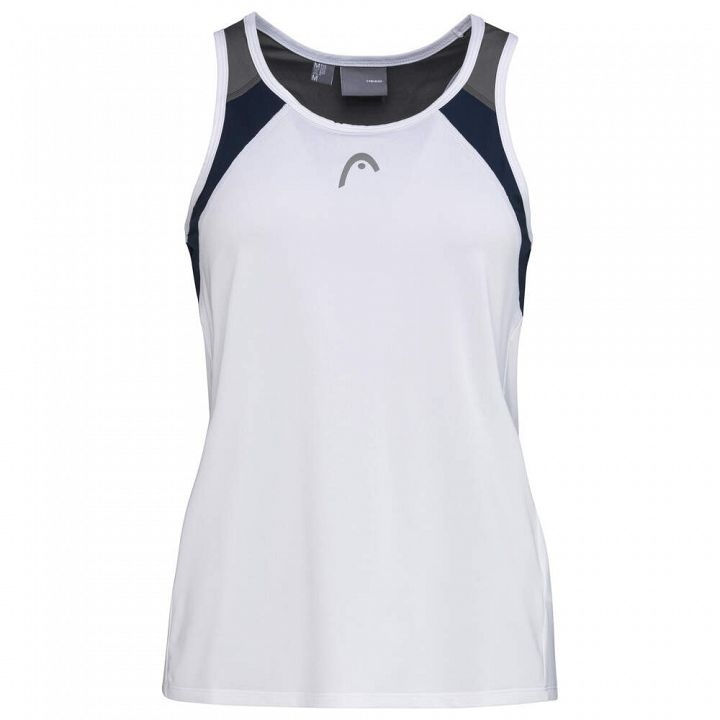 Head Club 22 Tank Top Women White / Dress Blue